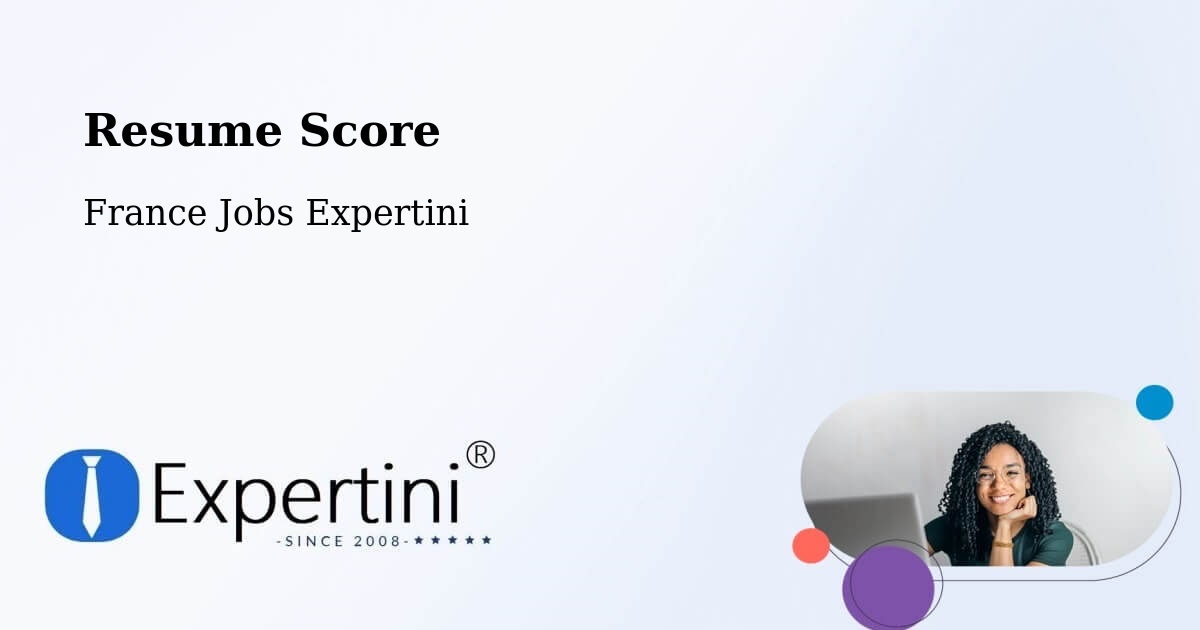 Resume Score & Job Description Match Tool – Chantilly - France Jobs Expertini